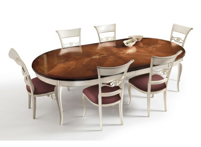 Complete Set Dining Table 6x Chairs Dining Room Set Dining Group Wooden Table Tables 7-piece