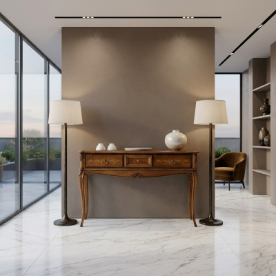 Console bedside table bedroom side table modern design furniture wood brown