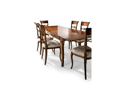 Table wooden table baroque rococo dining room royal dining table classic tables