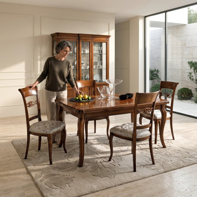 Dining room chairs luxury 4x armchair wooden chairs brown chairs living room furniture set