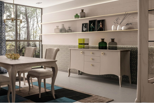Chest of drawers sideboard shelf cabinet shelves solid wood furniture from Italy cabinets