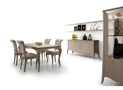 Classic dining room set table chair set sideboard dining suite chairs 6-piece set