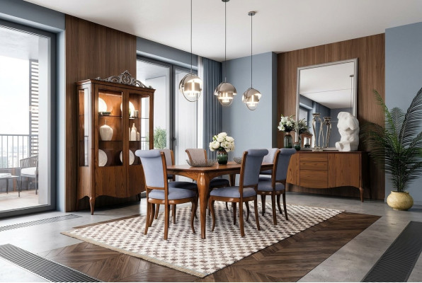 Dining room set dining group table tables 9 pc complete set dining table 6 chairs group