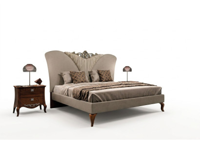 Bedroom set complete bed 2x nightstand 3-piece set design luxury complete sets
