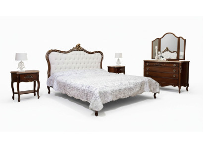 Bed 2x Nightstand 3-piece Bedroom Set Design Furniture Modern Luxury Beds New