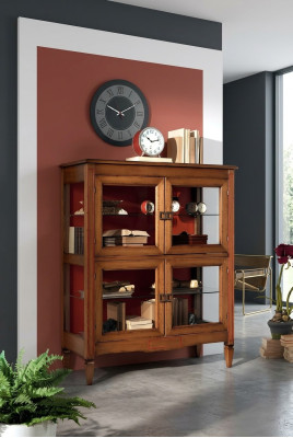 Living room sideboard glass cabinet showcase dining room sideboard wooden cabinets furniture