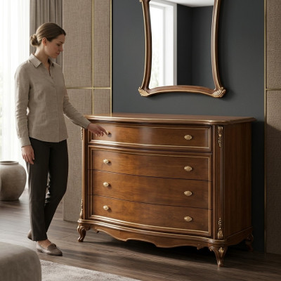 Wood Classic Design Dressers Dresser Cabinet Tall Cabinet Sideboard Drawers