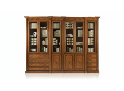 Bookshelf brown display cabinet bookcase showcase bookcase shelves new