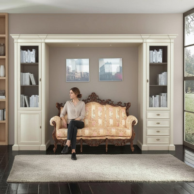 Cabinet Display Case Wood Living Room Furniture TV Wall Units Modern Design Living Wall
