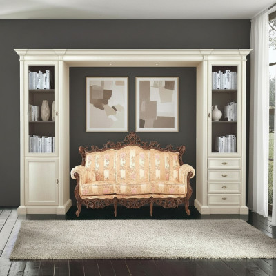 Cabinet Display Case Wood Living Room Furniture TV Wall Units Modern Design Living Wall