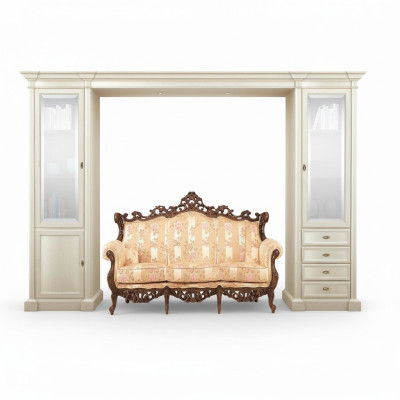 Cabinet Display Case Wood Living Room Furniture TV Wall Units Modern Design Living Wall