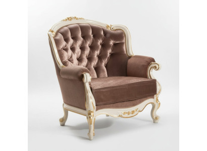 Armchair 1-Seater Textile Lounge Luxury Club Upholstery Seat New Armchair Design Couch