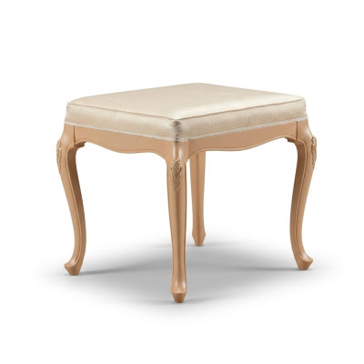 Stool Upholstered Bench Footstool Ottoman Seat Pouf Living Room Designer