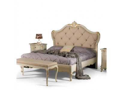 Bed furniture double bed natural wood bedroom furniture design beds furniture Italy