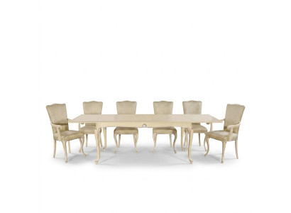 Dining table wood XXL Italian furniture dining room tables dining tables 280cm big