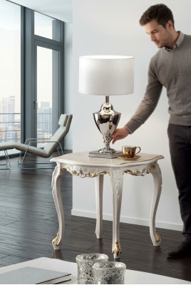 Side table wooden tables classic couch table coffee table Italian furniture
