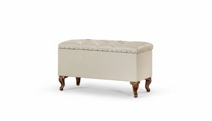 Stool Design Wood Italian Furniture Luxury Living Room Footstool Style Elisa New