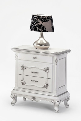 Classic bedside table side table furniture Italian design wood table