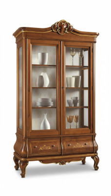 XXL glass cabinet, classic cabinets, luxury sideboard, Italian furniture sideboard