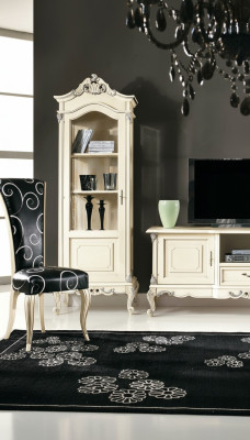 Classic Living Room Wall Set Display Cabinet RTV Sideboard Display Cabinets Wardrobe Cabinets 3-piece Set.