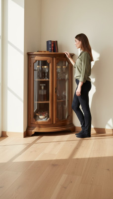 Showcase Italian luxury furniture display sideboard cabinet glass design cabinets