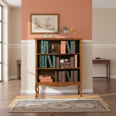 Living room display cabinet bookshelf sideboard classic wooden furniture shelves