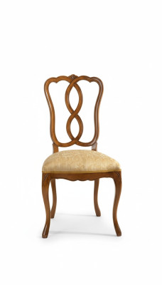 Wooden chair Italian furniture dining chair luxurious design natural wooden chair