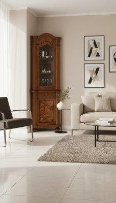 Living room furniture glass cabinet showcase wood display case glass cabinet cabinets shelves