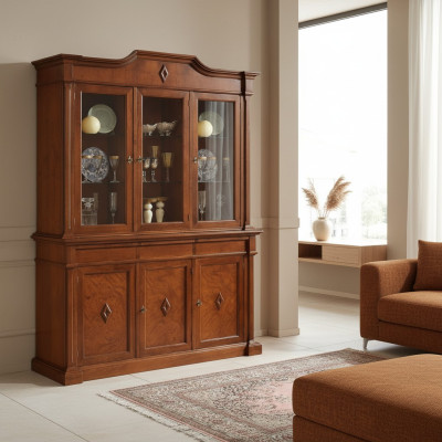 Sideboard furniture glass cabinet display case wood display cabinets glass cabinet cabinets Italy