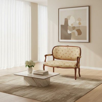 Design two-seater sofa luxury sofas sofa two-seater couch textile Italian furniture new