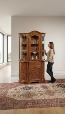 Display Cabinet Italian Furniture Display Cabinet Living Room Sideboard Glass Cupboards