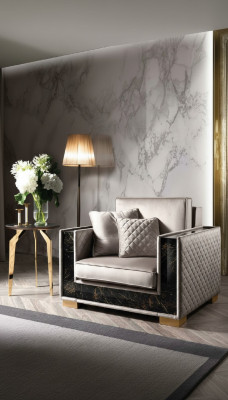Armchair Couch Upholstery Seat Designer Textile 1 Seater Couches Upholstery Modern Design