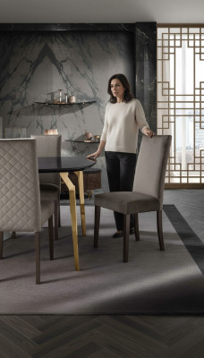 Chair Dining Chair Chair 1 Seater Armchair Luxury Furniture Design Chairs Fabric New