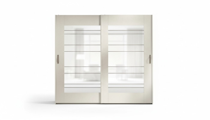 Luxury wardrobe with sliding doors bedroom closet cabinets wood modern