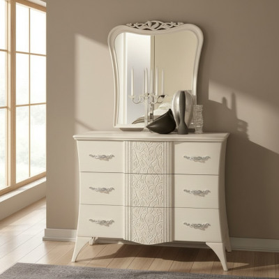 Chest Cabinet Luxury Shelf Console Italy Furniture Wood Cabinet Dressers Modern Wood