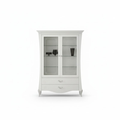 Luxury display window showcase cabinet glass cabinet style Italy modern design wood