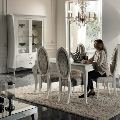 Dining room extendable dining table square wood tables modern design