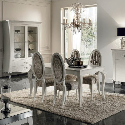 Dining room extendable dining table square wood tables modern design
