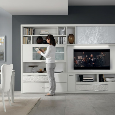 Wall unit RTV wall cabinet sideboard TV dresser wood design modern furniture new