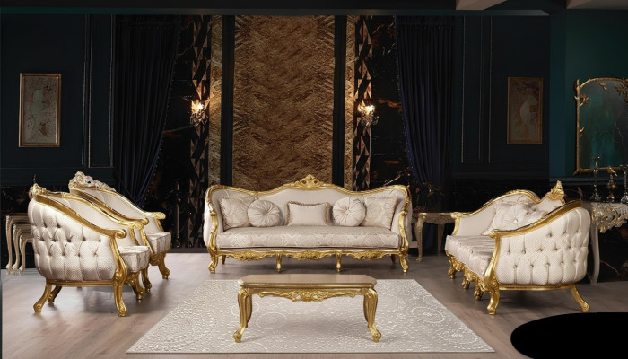 Sofa set 3+3+1+1 seater coffee table sofa sofas armchair seat luxury set 5-piece set