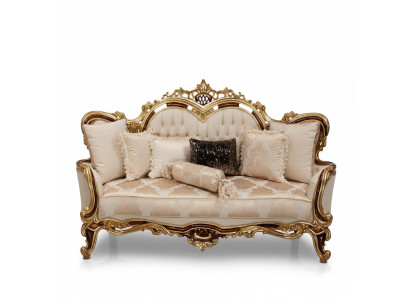 Sofa 3-seater, three-seater sofa, sofas, classic furniture, seat fabric style baroque