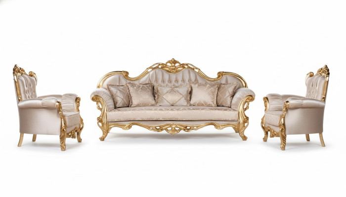 Set of sofa set 3+1+1 seater coffee table sofa luxury fabric armchair sofas new