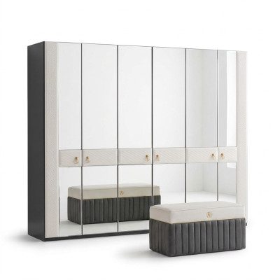 Bedroom wardrobe wood furniture Italian style wardrobes closet new