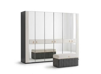 Bedroom wardrobe wood furniture Italian style wardrobes closet new