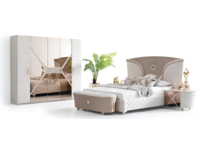 Bed double beds modern bed frame beds bedroom nightstand new