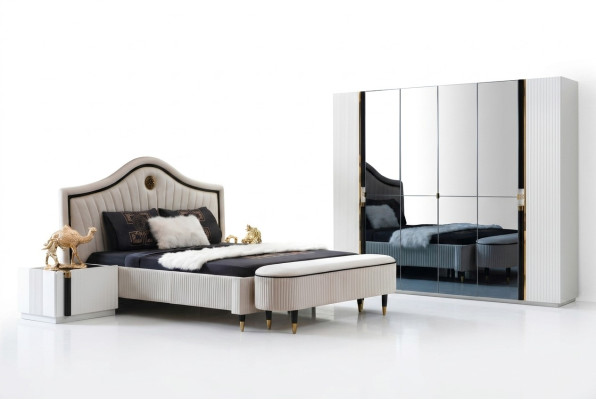 Bedroom design bed luxury beds new double upholstered furniture hotel marriage design
