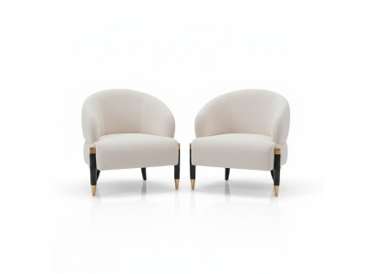 Textile 2x Chair Cushion Chairs Gastro Fabric Dining Room New Design Chair Set