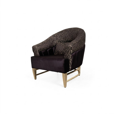 Chair Luxury Design Fabric Living Room Italian Style Furniture Lounge Armchair