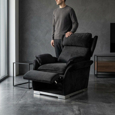 Modern recliner armchair chair with lounge mechanism functional armchair furniture