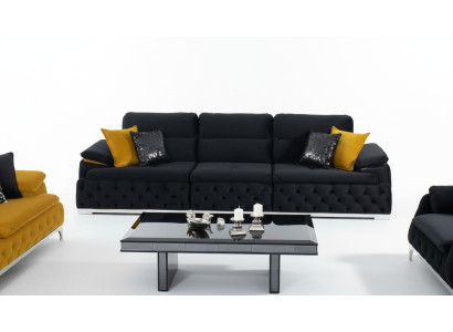 Italian style sofa upholstery couch triple 4-seater sofas furniture couches